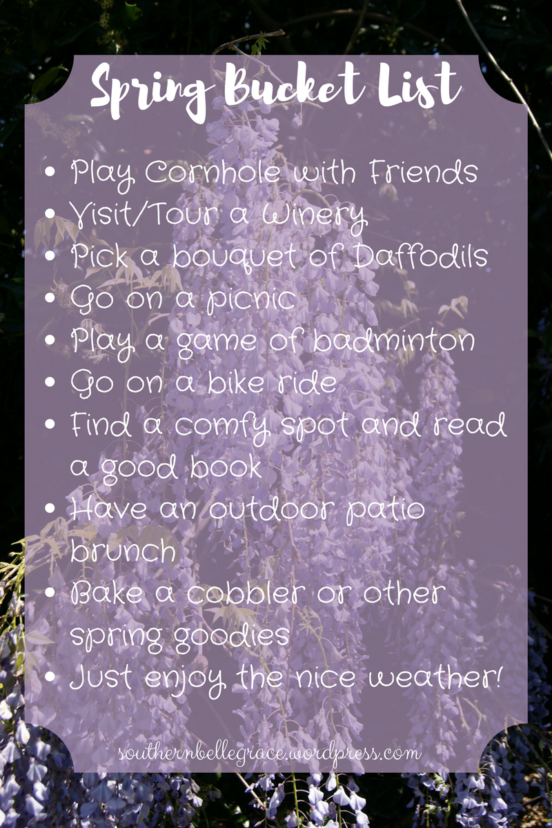 Spring Bucket List